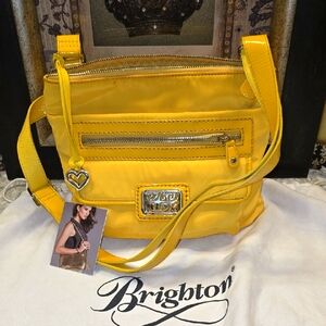 EUC Brighton Sunny Yellow Crossbody Bag